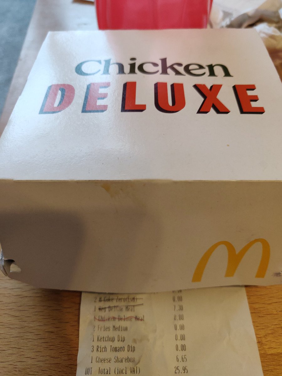 Harshhall's tweet photo. @McDonaldsIRL I ordered a McChicken Deluxe Meal in Limerick today and it contained Bacon in it. It goes against my religious beliefs &amp; its really unfortunate that a food chain like McD cannot cater to its customers needs. It made me throw up as I never eat red meats.
@McDonalds https://t.co/5vYxACAVvK