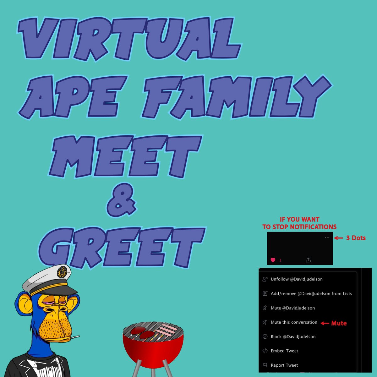JLukevich's tweet image. The idea is to introduce all Apes ๐ฆ to each other to celebrate this amazing group of Apes that have shown me amazing support ๐๐ Thank you all