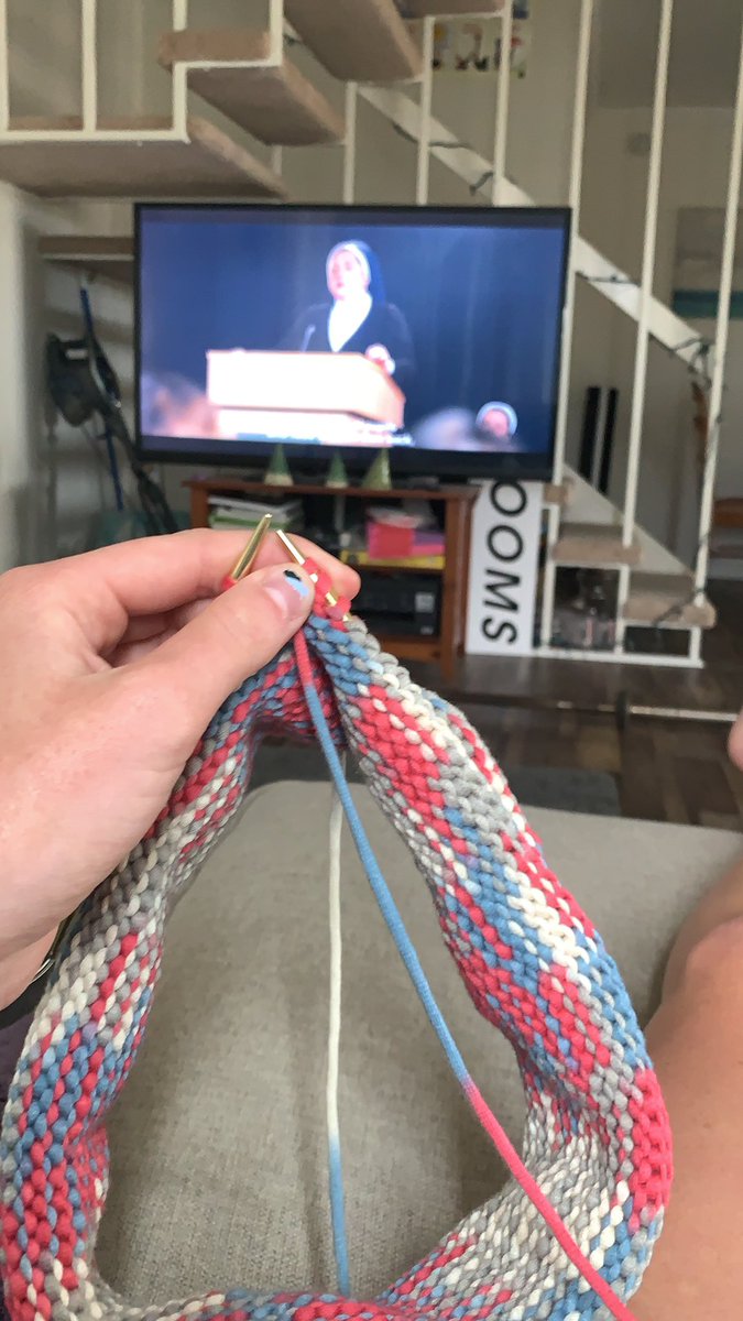 bennettbugelli's tweet photo. Saturday morning. Knitting https://t.co/Znraikph3v