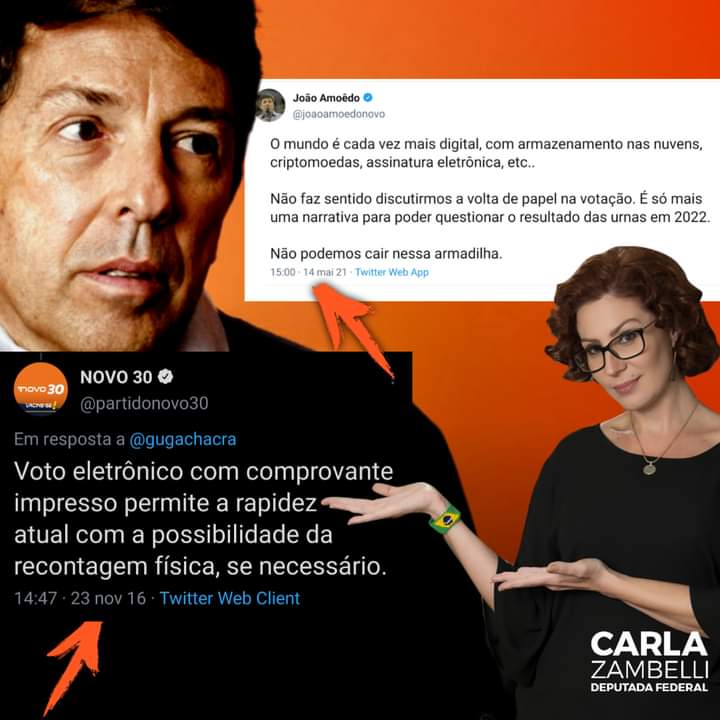 DistopiaBrazil's tweet photo. @joaoamoedonovo E o voto impresso heim https://t.co/kv5PgTtXmJ