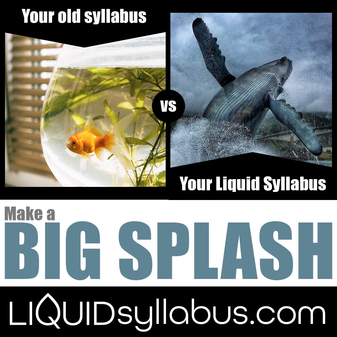 liquidsyllabus's tweet photo. Connect with your students! With https://t.co/IItSbd5XFu, you can get your class started right - with less effort. Spend your summer making the fall semester great!
#humanizeol #syllabus #teaching #equity https://t.co/w2RqvyCk2M