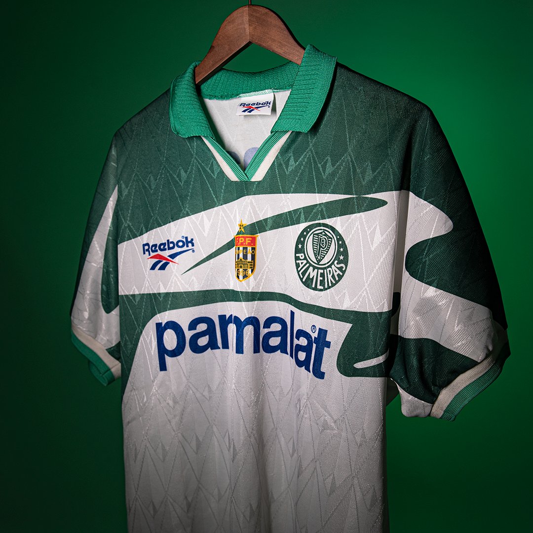 Late 90s Palmeiras Away by Reebok Amazing Reebok Design. Parmalat