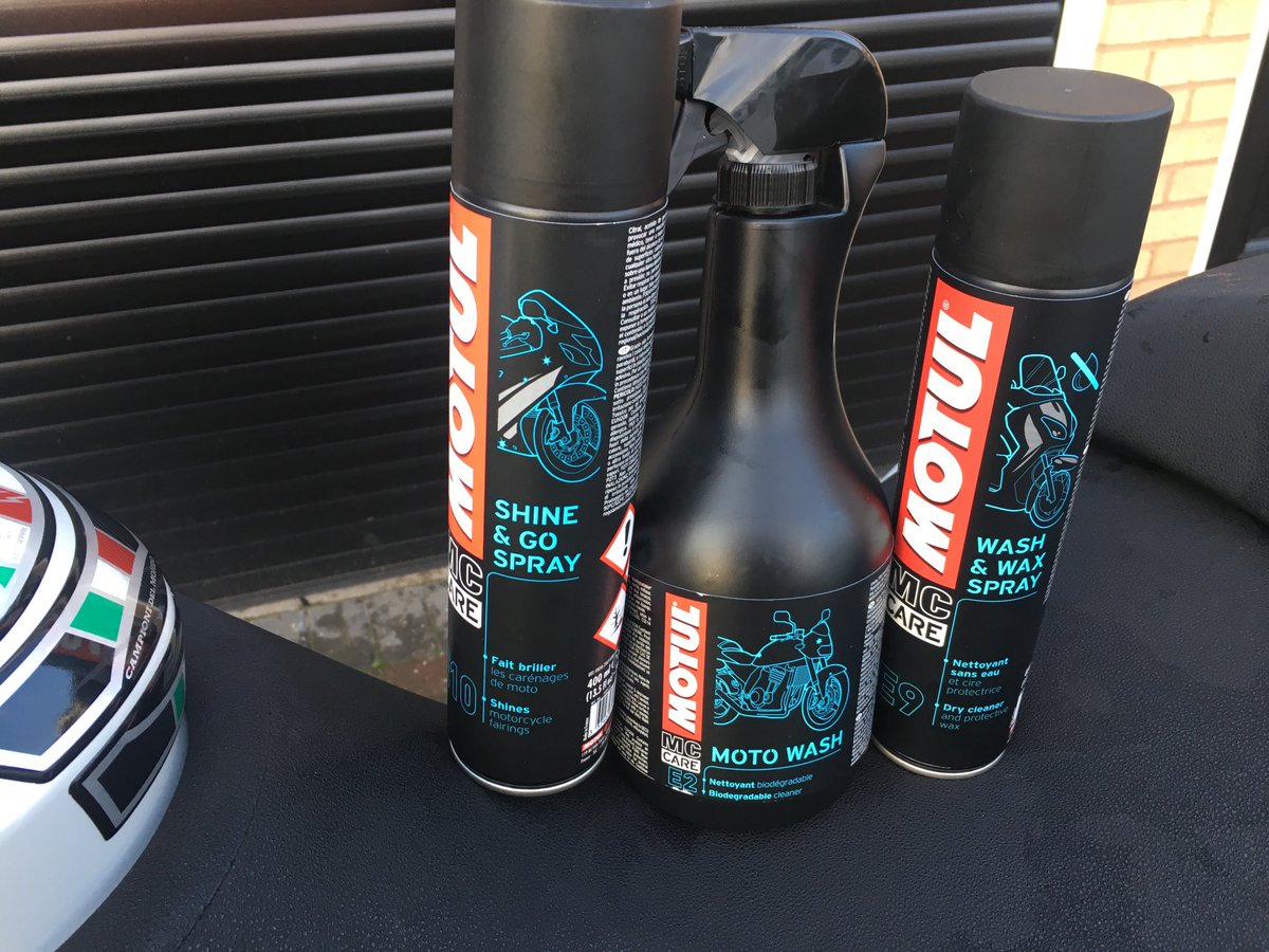 Both bikes sorted today with the help of some great Motul products