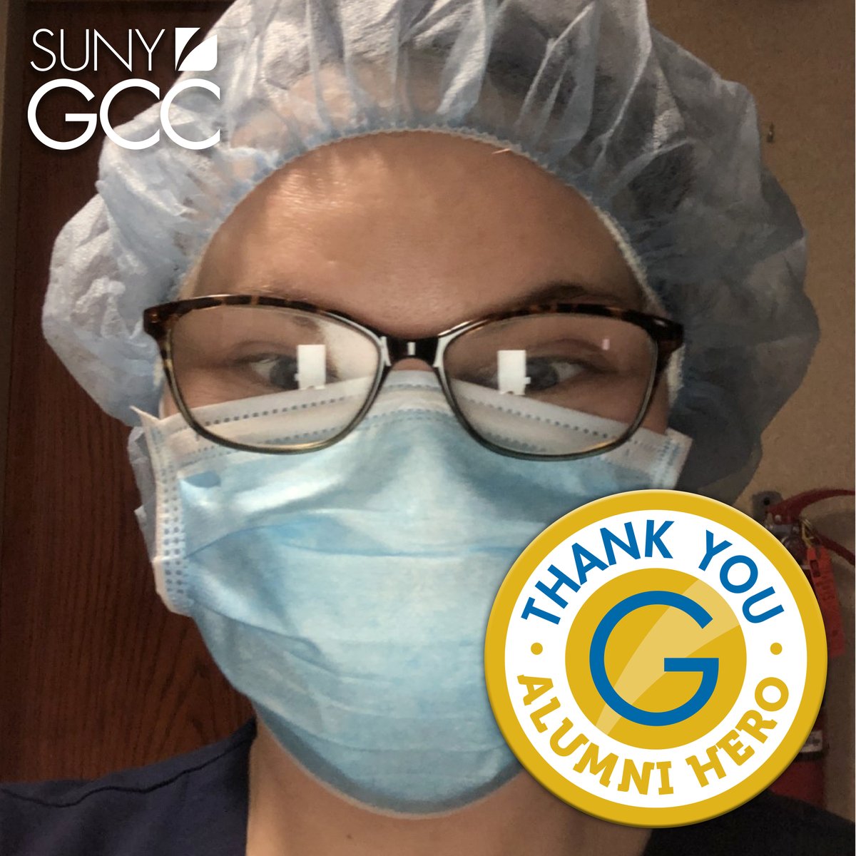2018 graduate, Autumn Wormuth, is on the front lines as an RN in the Medical-Surgical Unit at Noyes Health - Thank you Autumn!

#HealthcareHeroes #gccstudentsuccess #nursinglife