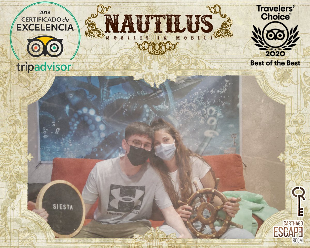 Carthago_Escape's tweet photo. "SIESTA"

Otro equipo más que viene a sumergirse en una experiencia única!
Gracias por vuestra visita.

No olvidéis opinar https://t.co/B9OBT7fNMf
#EscaperoomEsOcioSeguro 
#SOSescaperoom https://t.co/jqqdvZjtft
