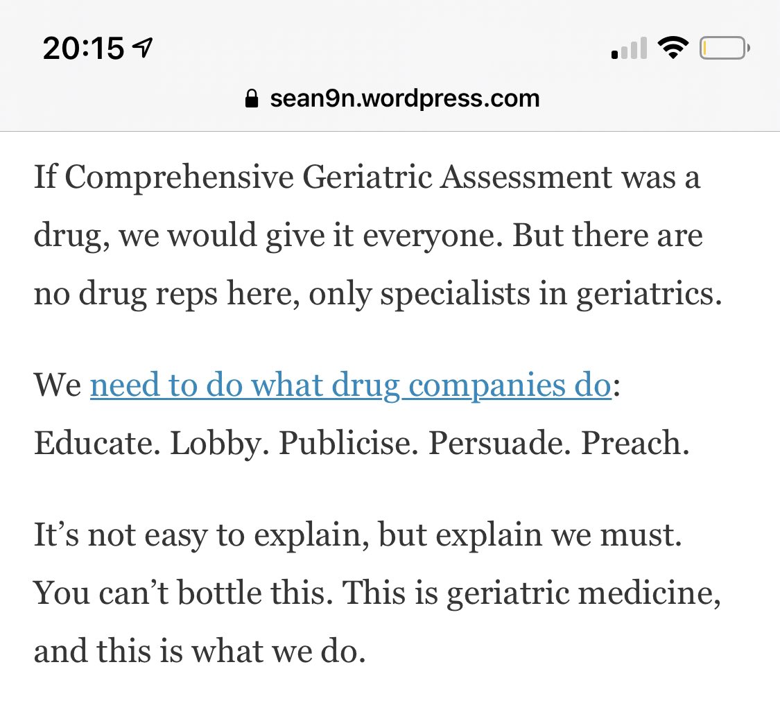 What do geriatricians actually do? sean9n.wordpress.com/2020/05/13/wha…