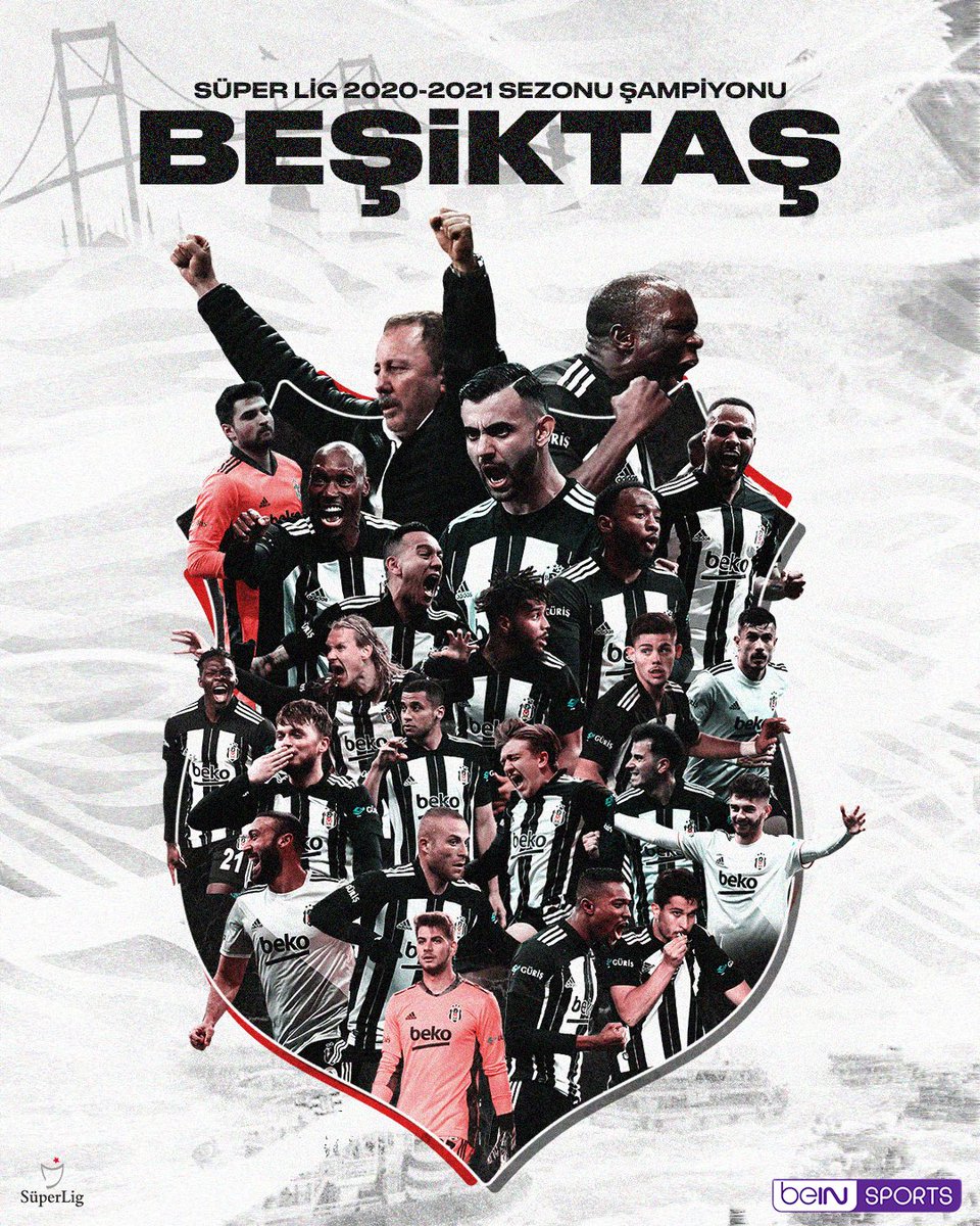 beINSPORTS_TR's tweet photo. 🏆🦅 #SüperLig 2020-2021 sezonu şampiyonu Beşiktaş! #beINSPORTS https://t.co/NUtAghNCN5