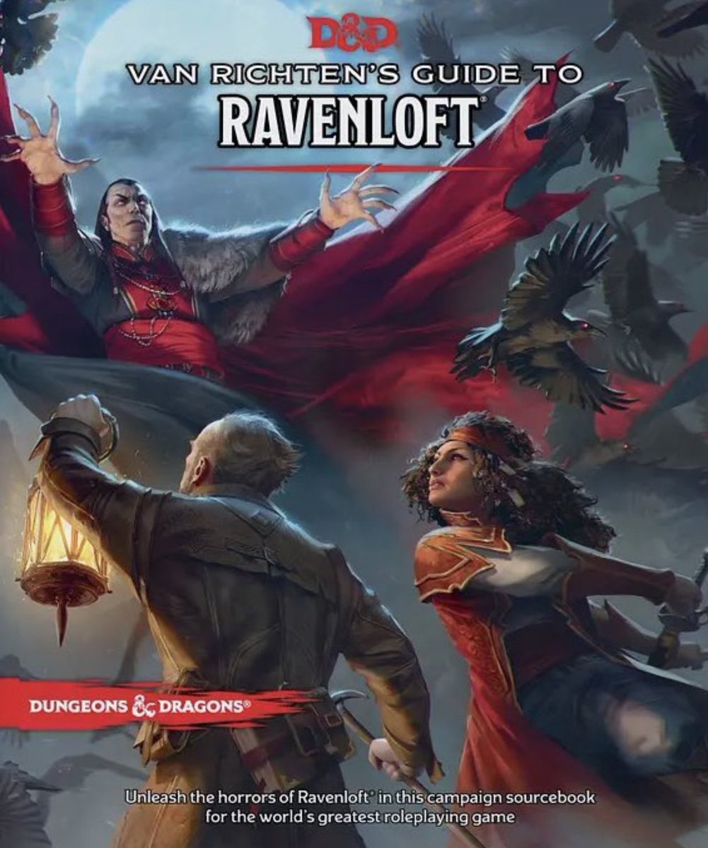 D&amp;D Giveaway:

Van Richten’s Guide to Ravenloft drops in a few days (May 18th), &amp; If I have 12K followers by then, I’ll send someone a copy of the book. 

It was 13k, but that doesn’t look likely, &amp; I really want to send this to someone.

😈

To enter

Like
Comment
Retweet
Follow
