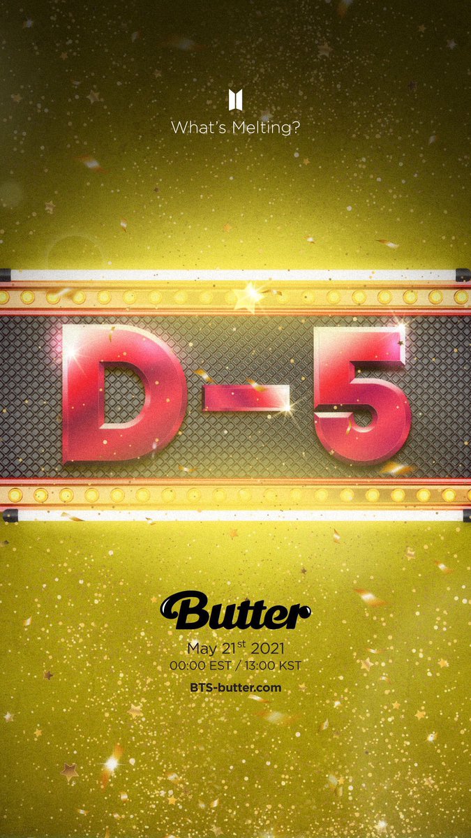 QLoana's tweet photo. D-5! 🧈💜
#PreOrderButter #BTS_Butter
#방탄소년단 #BTS @BTS_twt https://t.co/WxbzzPrkn0