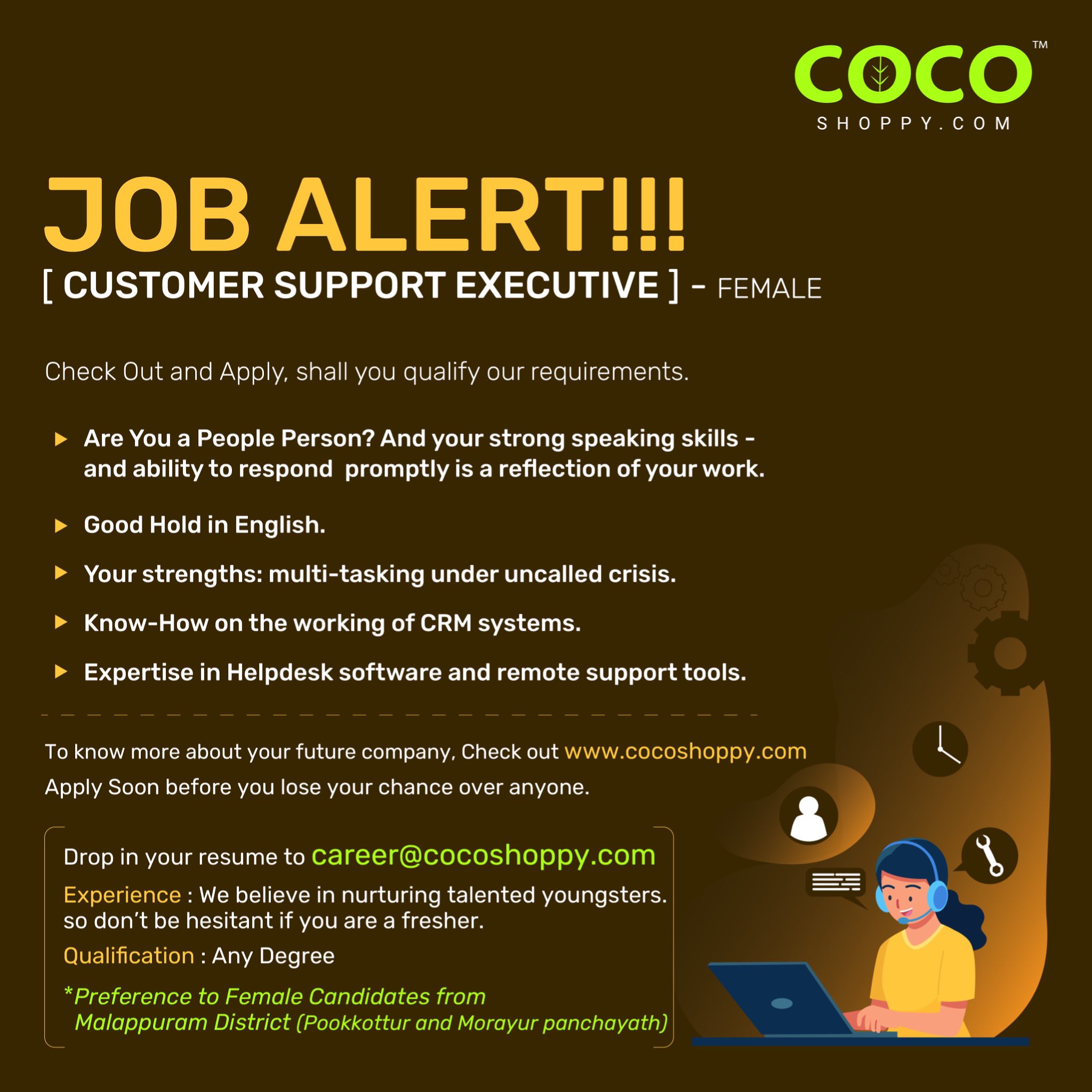 COCO SHOPPY™ on Twitter "Join Our Team ! urgenthiring hiring jobs 