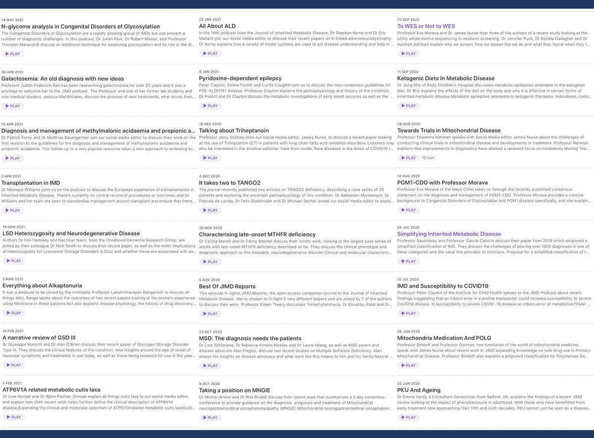 The Journal of Inherited Metabolic Disease tweet media