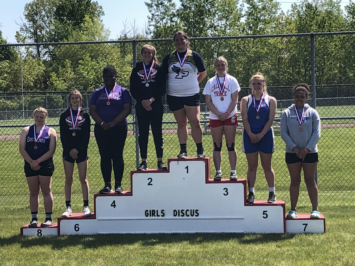 Fairlawnk12's tweet photo. Congratulations to Nevaeh Davis - she competed this morning at the MS State Track meet in Columbus and finished 7th in the state in discus with a personal record throw of 94’ 3”! It’s a great day to be a Jet! https://t.co/KgpTzmJFCA