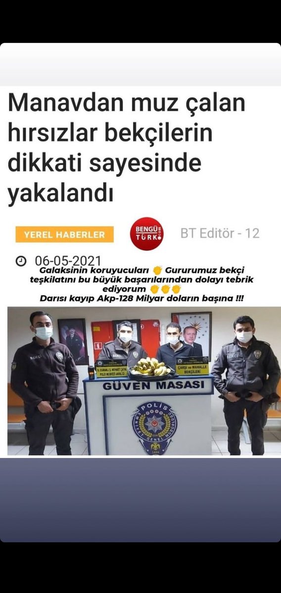 Bekçileri tebrik etmek gerek...