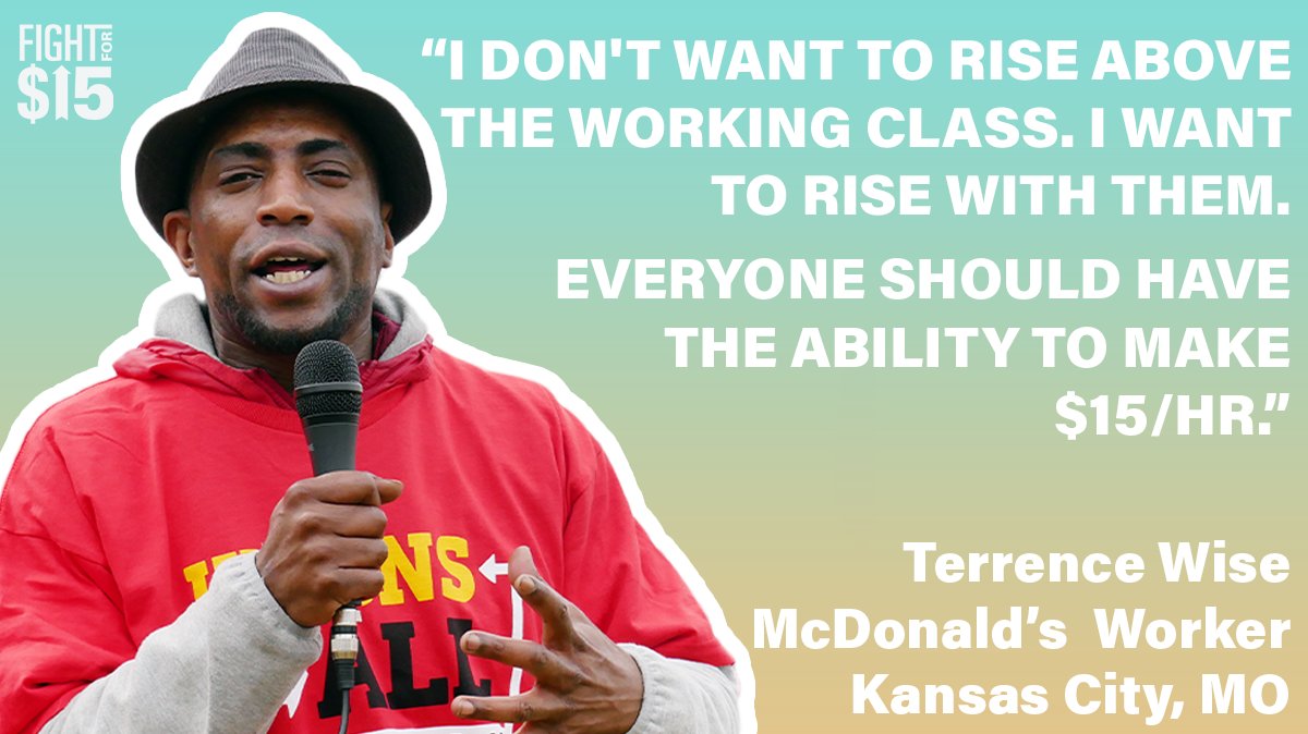 FightForAUnion's tweet photo. We're not in this for ourselves. We rise together! 

Workers strike May 19: https://t.co/MpOFIRso97 #Fightfor15 https://t.co/5nRV1uXjO3