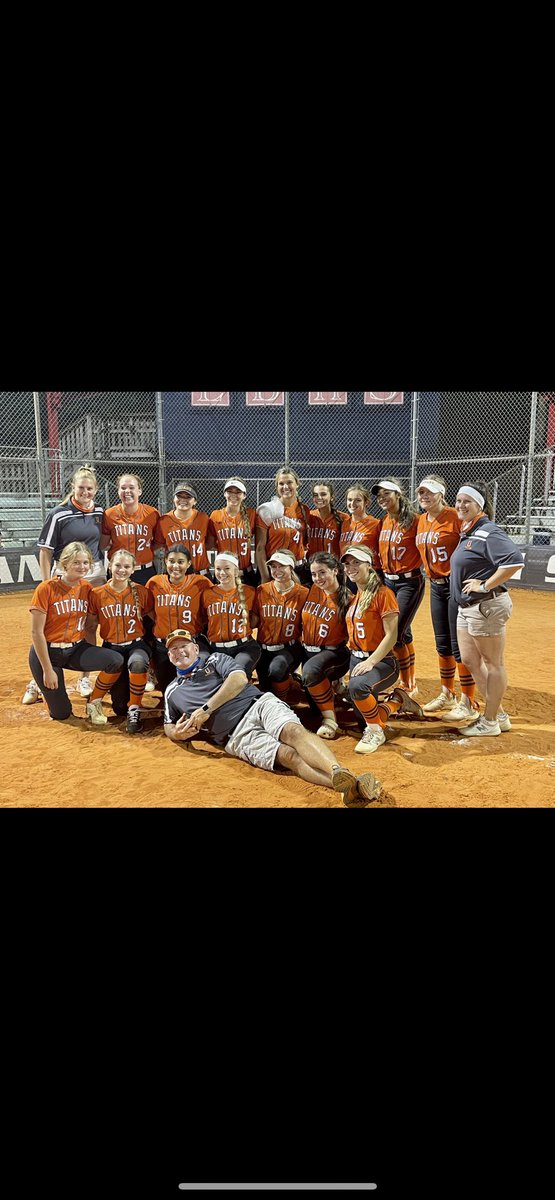 REGIONAL CHAMPS! so proud of my team for winning the championship against lake Brantley 3-0! couldn’t be more excited to be playing in the final four this Friday at Clermont !! let’s make school history! <a href="/UHSTitansSB/">UHS Softball</a> <a href="/clemsonsoftball/">Clemson Softball 🥎</a> <a href="/UCF_Softball/">UCF Softball</a> <a href="/USFSoftball/">USF Softball</a> @CoachPatrick_