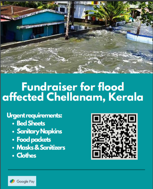 URGENT: Fundraiser for flood affected Chellanam. Please amplify! Every rupee counts! #Chellanam