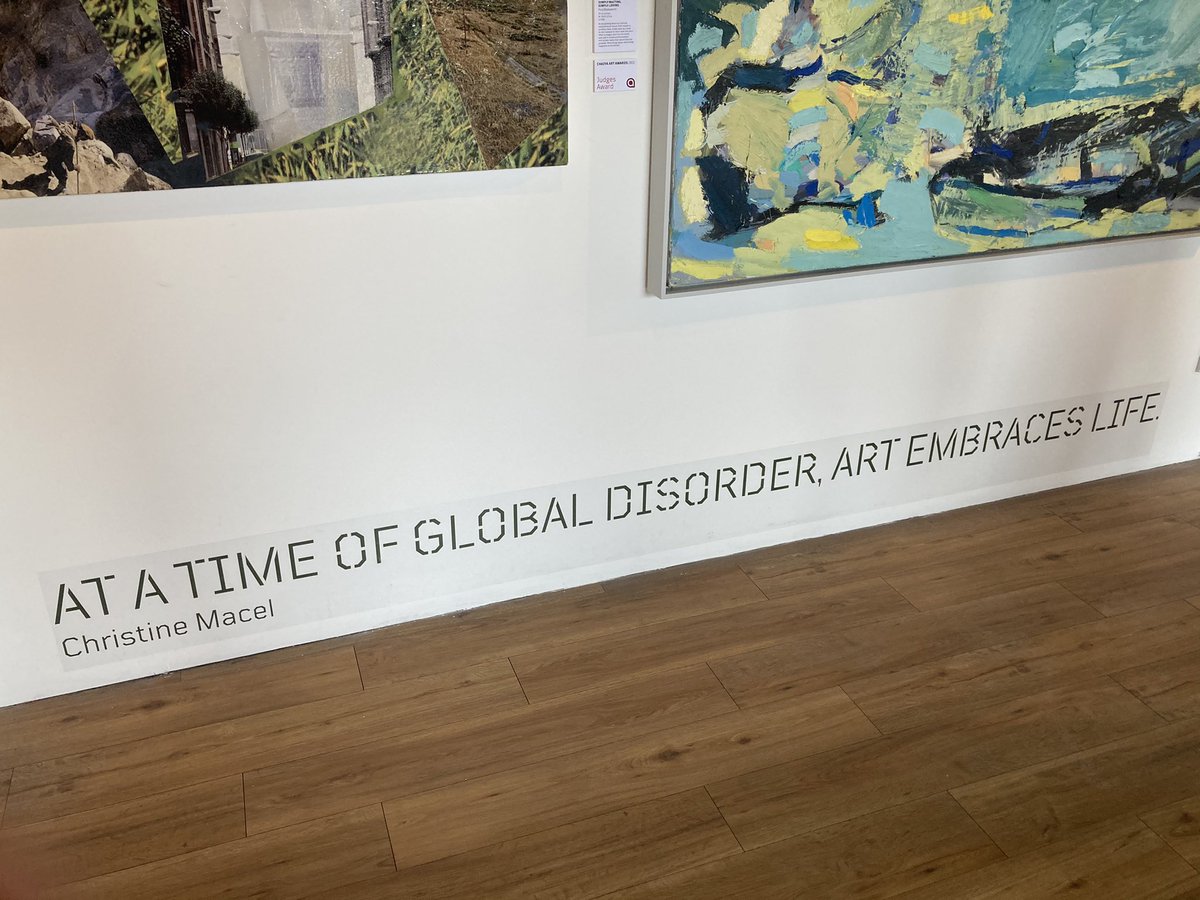 EmmaElliottArt's tweet image. Wonderful to visit the @ChaiyaArtAwards exhibition today and see some names I recognise @JaneMorganArt from @Royal_Sculptors and #PatrickMoralesLee #aceclub do check out the show ‘God is...’ and vote for your favourite either in life or online! pollunit.com/polls/fwysnw5q…