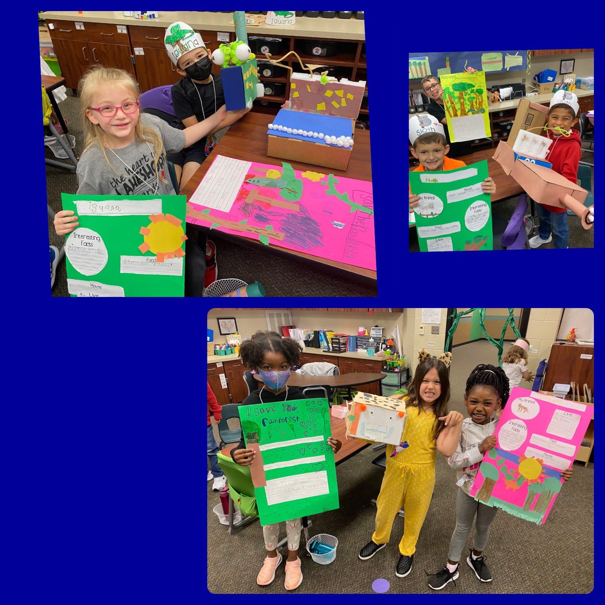 So proud of these babies and their hard work this week. They rocked their projects and presentations. 🥳 #savetherainforests @HumbleISD_LSE #lifeisbetteratlakeshore #leopardspotting
