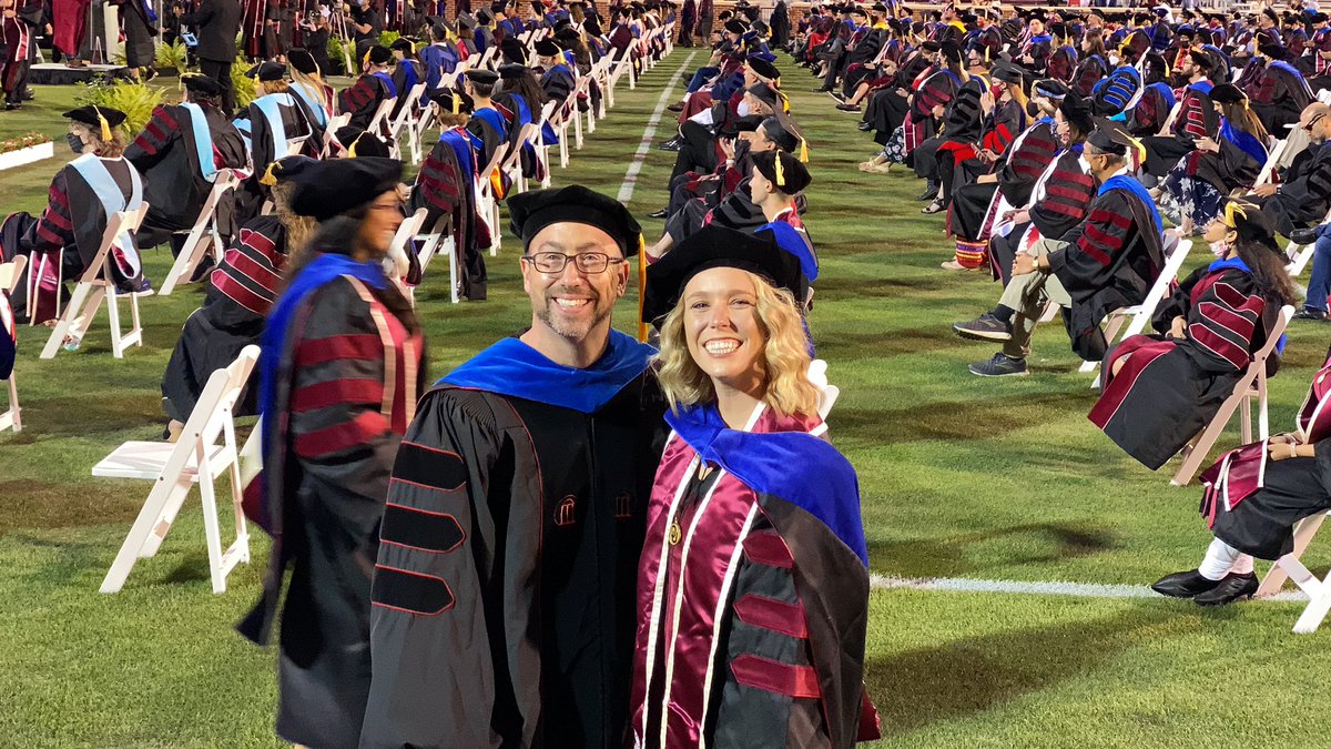 DrJessPeterson's tweet photo. @ChrisBlack_PhD fixing my hood, just like he fixes my papers. 

I am so incredibly fortunate to not only have had an amazing mentor for the past 5 years, but someone who has stepped in as family to help me through the good and the bad times.  

#AcademicChatter #PhDone #almostadr https://t.co/7UimzK3c3L