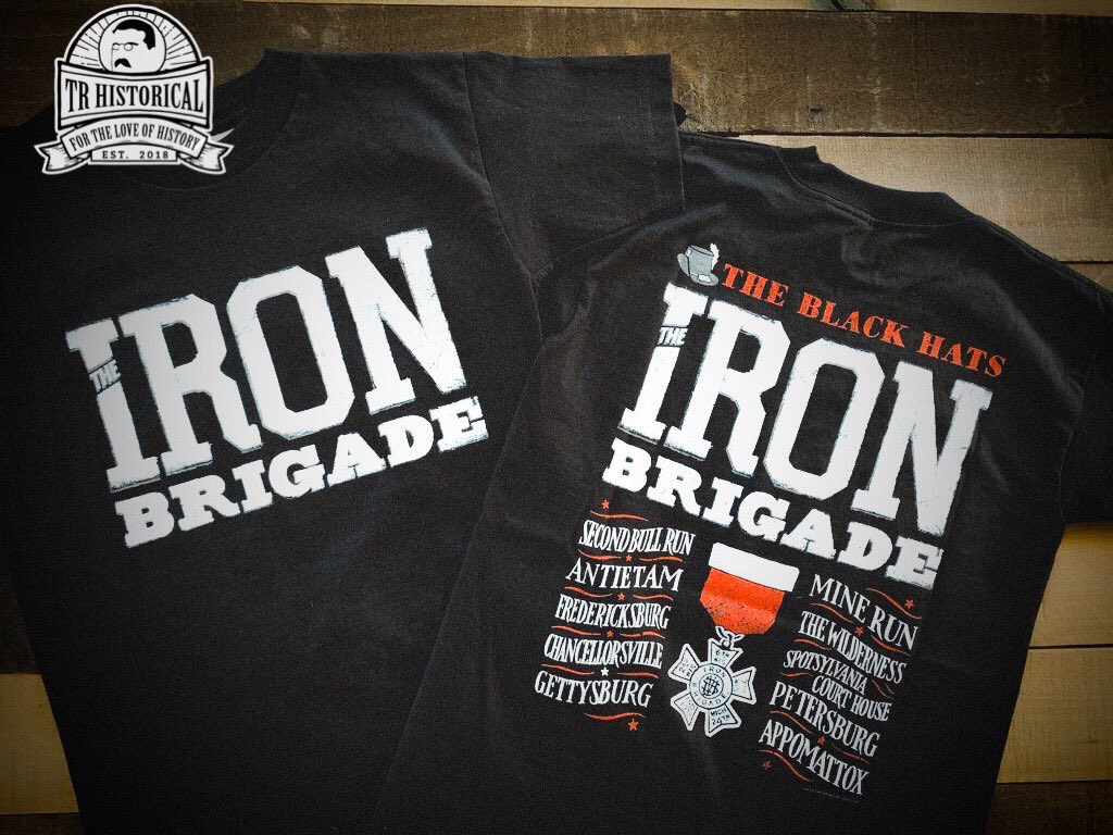 TRHistorical's tweet photo. Iron Brigade Tees 
 
•100% cotton 
•Made in the USA 🇺🇸 
•🆓 US Shipping
 
Order today at https://t.co/af4C9NJfxJ - Products “For the Love of History”

#ironbrigade #civilwar #civilwarhistory #civilwarbuff #americanhistory #militaryhistory #gettysburg https://t.co/3jc5VUZwYp