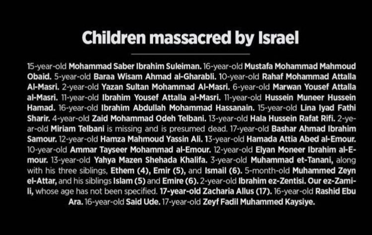 know their names. pray for them 🤍