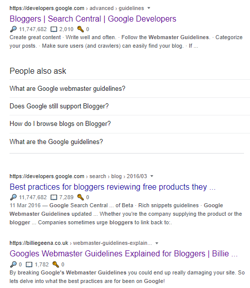 BillieGeena's tweet photo. Ranking on page one alongside https://t.co/IefcpOUU4E, I'll call that a win. #saturdayseo https://t.co/cs0uiWYHJ6