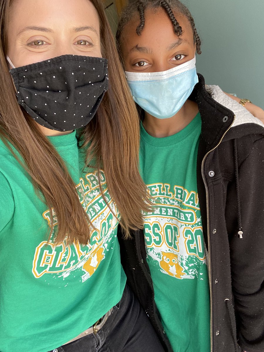 Celebrating our graduating seniors every Friday by wearing our Class of ‘21 t-shirts! 💚💛🎓 <a href="/13MrsWatson/">Samantha Watson</a>