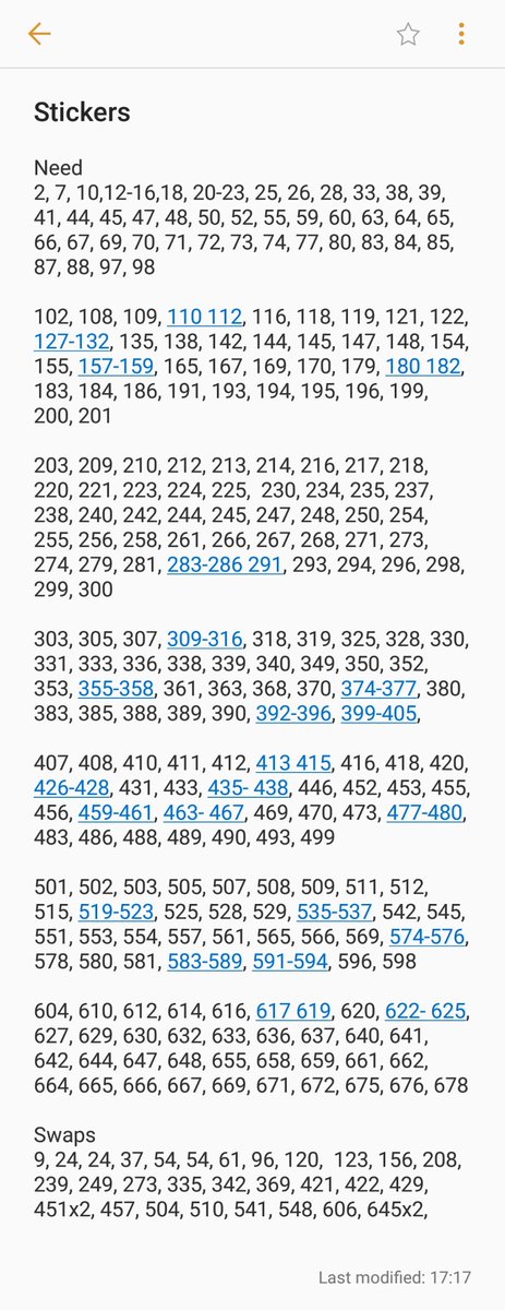 More stickers bought today but 13 swaps from 5 packs 😱
If you fancy doing some swapping let us know! 
#GotGotNeed #euro2020 #stickers #Panini
