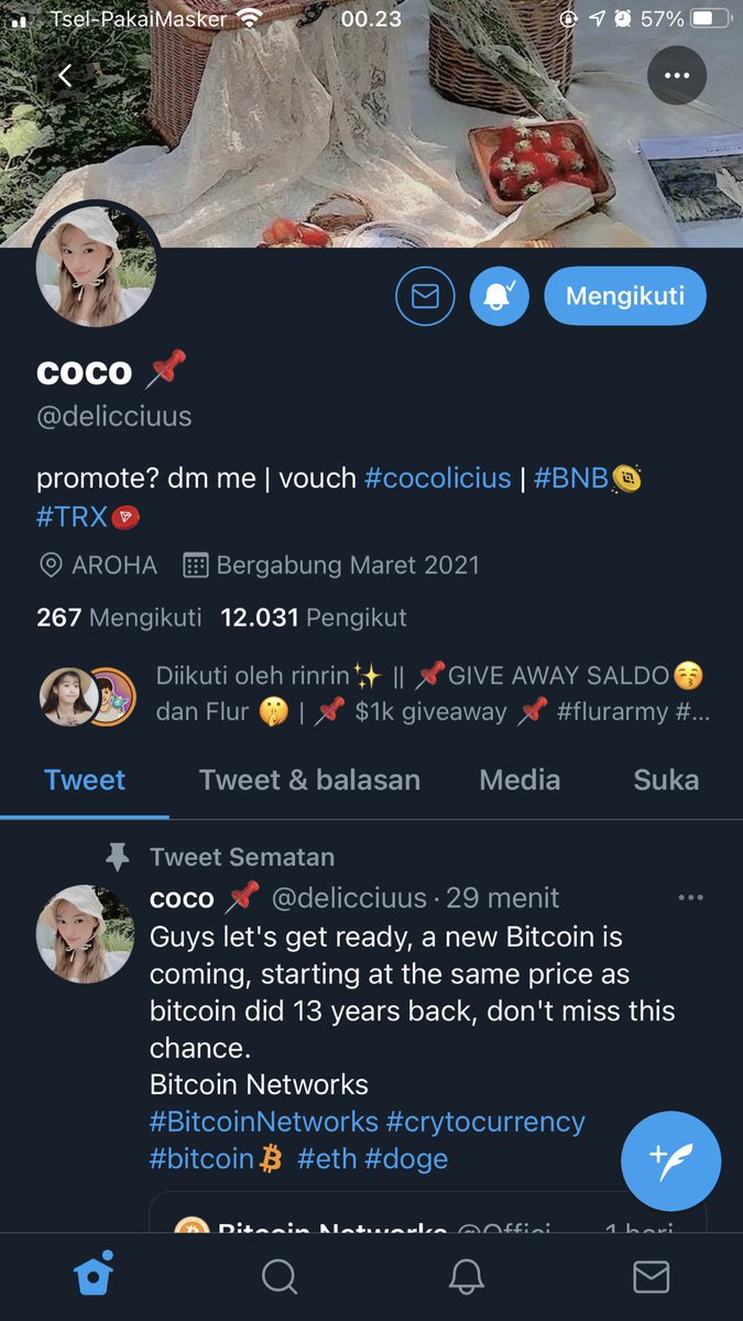 akusukaechan's tweet photo. @delicciuus Done kak!!! Bismillah semoga ini rezeki ku makasih yaa kak suda ngadain GA ini semoga di lancarkan segala urusan dan rezeki nya!!! Bismillah aku mau album!!! https://t.co/RDFfHSDlaV