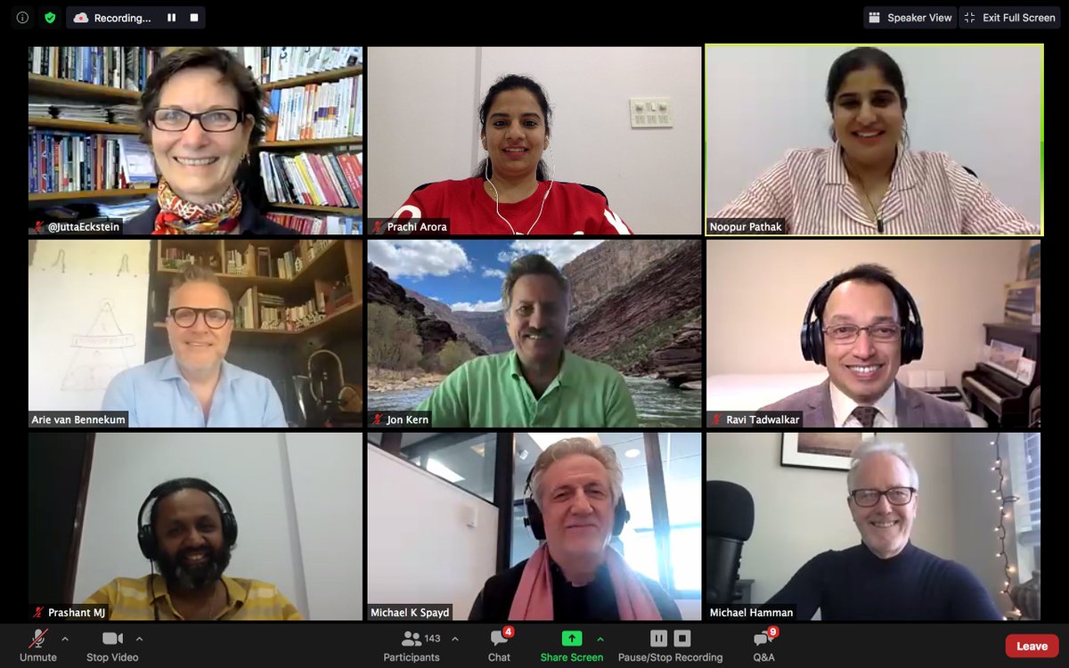 Thank you <a href="/arievanbennekum/">Arie van Bennekum</a>, @JuttaEckstein, <a href="/mspayd/">michael k spayd</a>, and <a href="/docHamman/">Michael Hamman</a> for your wonderful sessions. We are grateful for the time and effort you took to share your thoughts and experiences with the #AgileSummit2021 participants.
AgileSummit.org #agilesummit2021