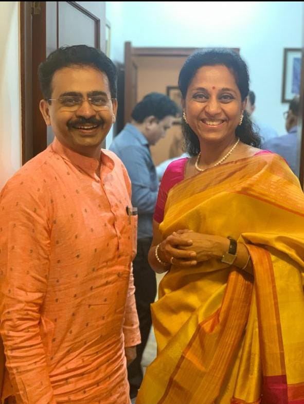 supriya_sule's tweet photo. Wishing @SATAVRAJEEV Complete and Speedy Recovery. Get Well Soon. https://t.co/GPQ2z3uRsr