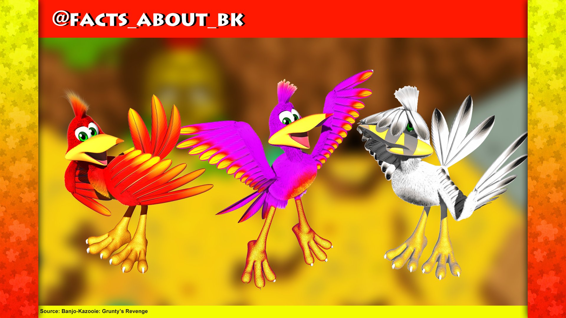 Facts about Banjo-Kazooie 🪺 on X: Before the #BanjoKazooie