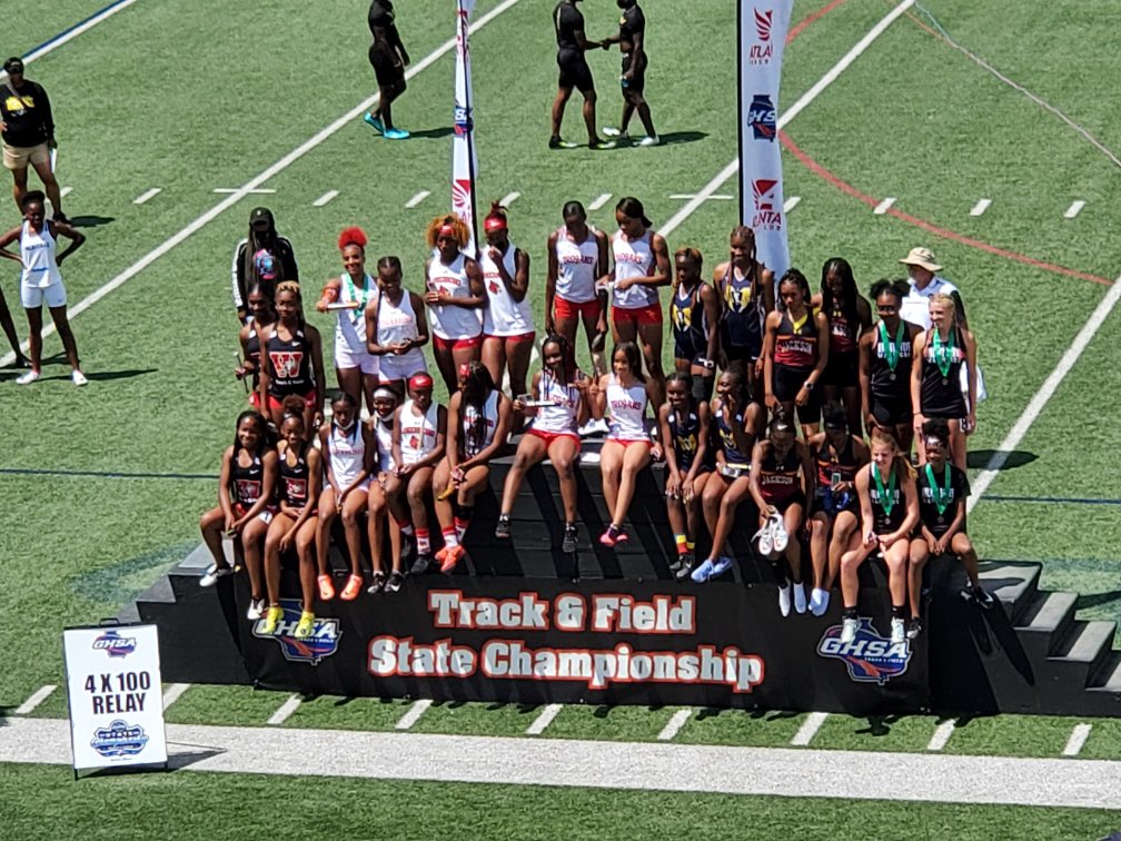 State Track &amp; Field Championship
 | Class 5A Girls |  2nd place Finish
Jonesboro Girls 4x100 relay
Nyla Cook
Yahnari Lyons
Queens Adams
Kamora Taylor  <a href="/CCPSNews/">Clayton County Public Schools</a> <a href="/CNDSportsDesk/">Clayton News Sports</a> <a href="/jonesborobball/">Cardinal Basketball</a> <a href="/JHSCardinalFB/">Jonesboro Football</a>