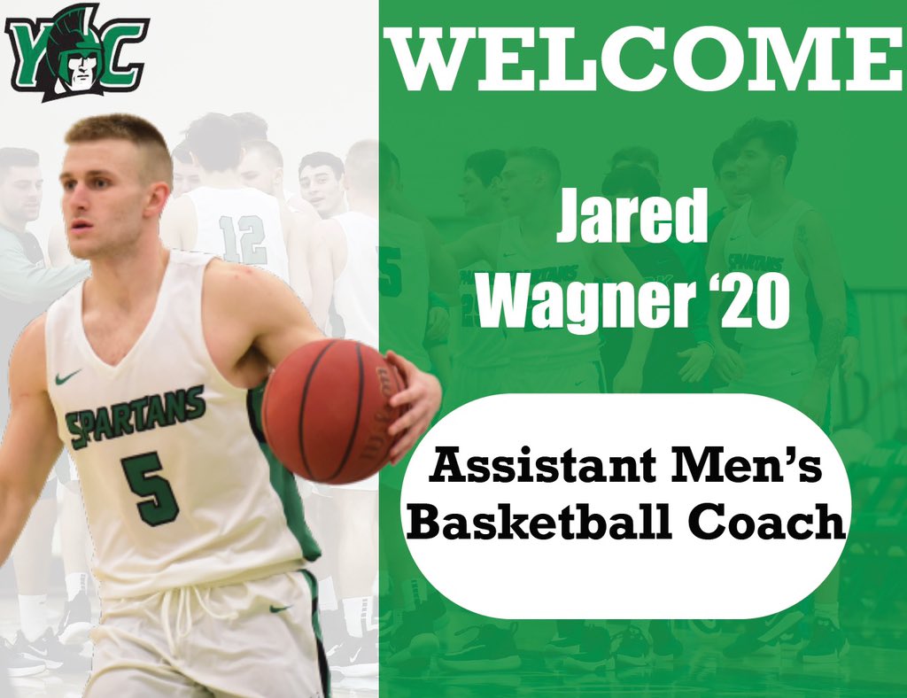 Welcome back, old friend.

Excited to announce Jared Wagner ‘20 (<a href="/Jared_Wagner5/">Jared Wagner</a>) as the lead assistant coach on our staff!

🏀: ycp.prestosports.com/sports/mbkb/co…

#YCPMBB