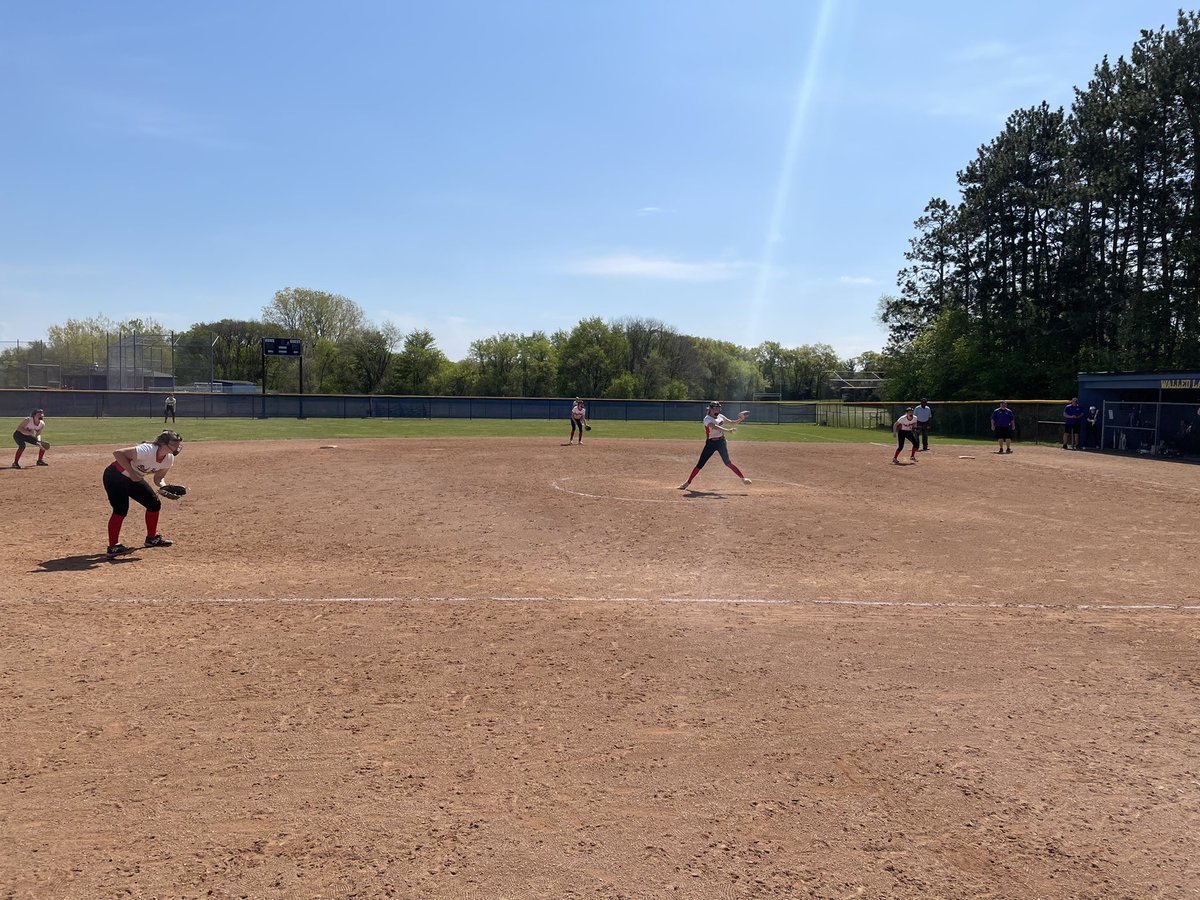 athens_boosters's tweet photo. Weekend Varsity Softball Tournament underway at Walled Lake Central and Walled Lake Northen. Athens has won 1 &amp; lost one so far. A beautiful weekend to play ball! #GoHawks https://t.co/L276GOYAy7