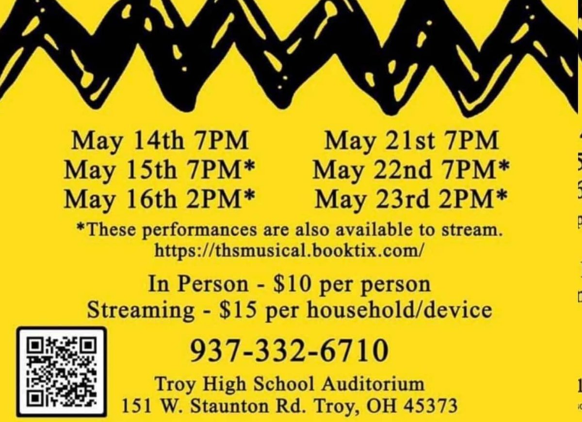 88Trojan's tweet image. Help support the kids! Troy HS Musical 7pm today stream for the 1st time ever, thsmusical.booktix.com
Last call to see cast #1will be 2pm Sun.!
Share the link as a fundraiser to recover $$ from last year's cancelation of Addams Family!

#musical #theatermakers #broadway #peanuts
