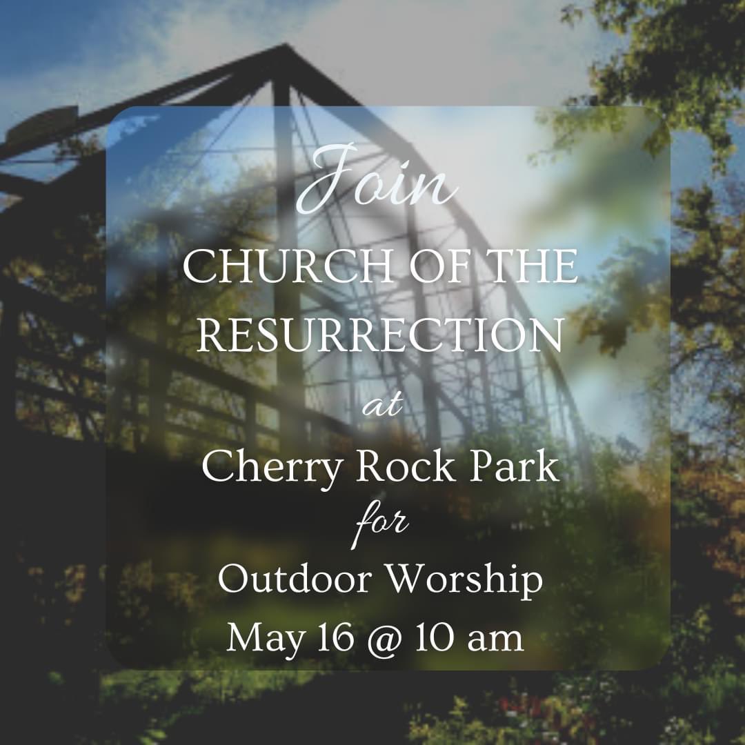 resurrectionsf's tweet photo. Join us tomorrow, May 16 in #SiouxFalls for an outdoor service in Cherry Rock Park at 10 am! 
#hifromsouthdakota #dtsf #onesiouxfalls #experiencesiouxfalls https://t.co/PlrK9lpBZm