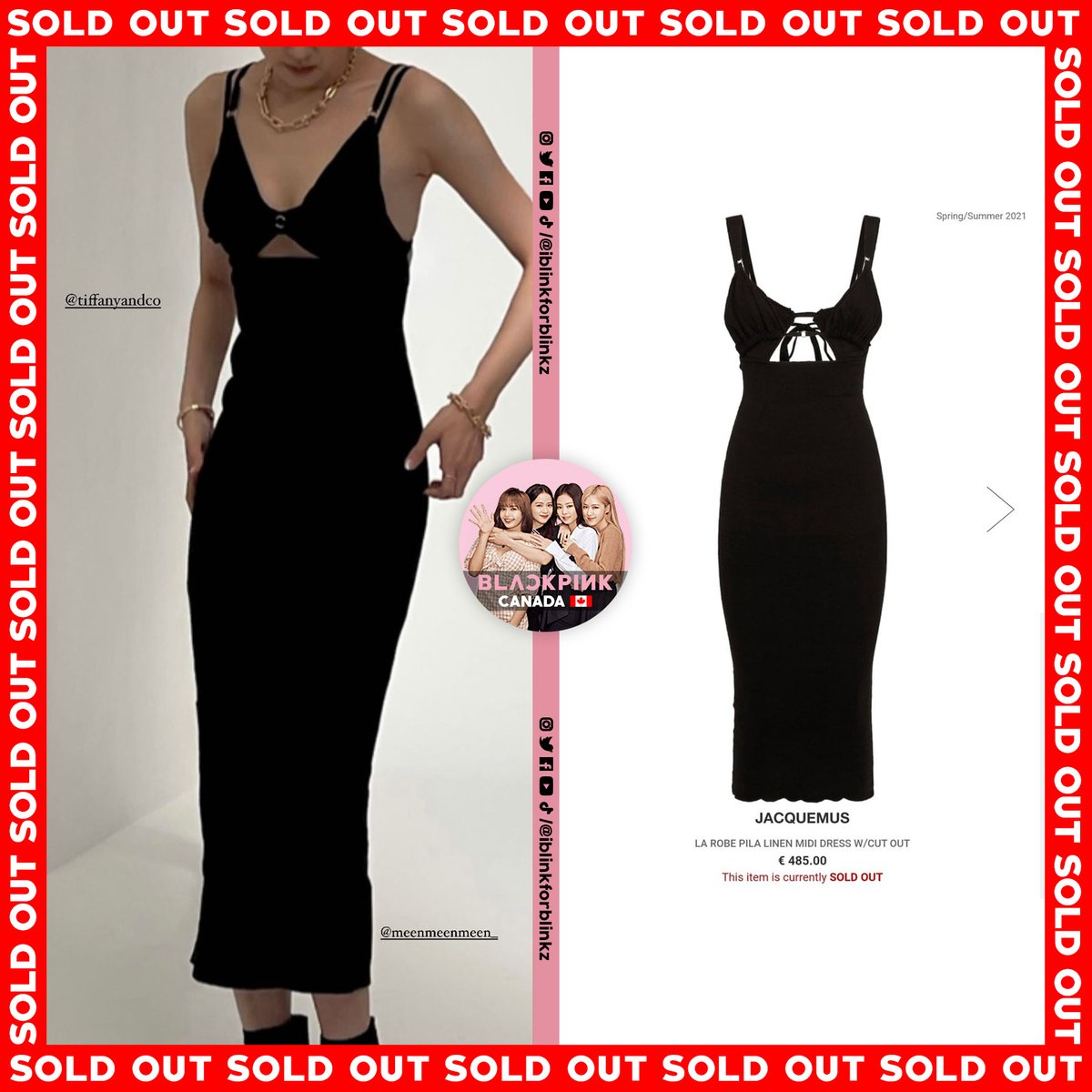 iblinkforblink2's tweet image. The power of ROSÉ
SOLD OUT items

citybreeze
Mineworker overall

Tiffany &amp;amp; Co.
Necklace

JACQUEMUS
Midi dress

I vote #HowYouLikeThat for #BestMusicVideo on #iHeartAwards 
@BLACKPINK