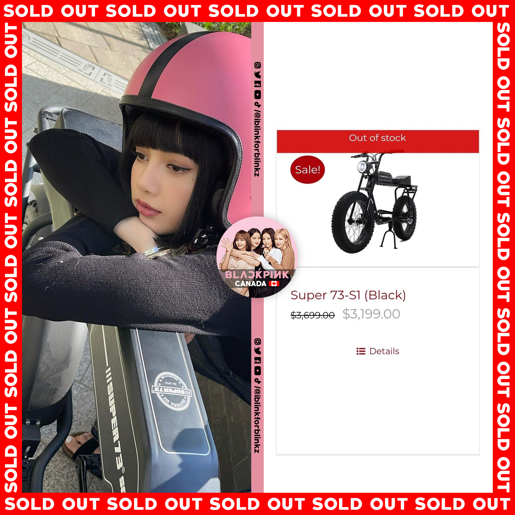 BLACKPINK CANADA 🇨🇦 2.0 on X: The power of LISA SOLD OUT items