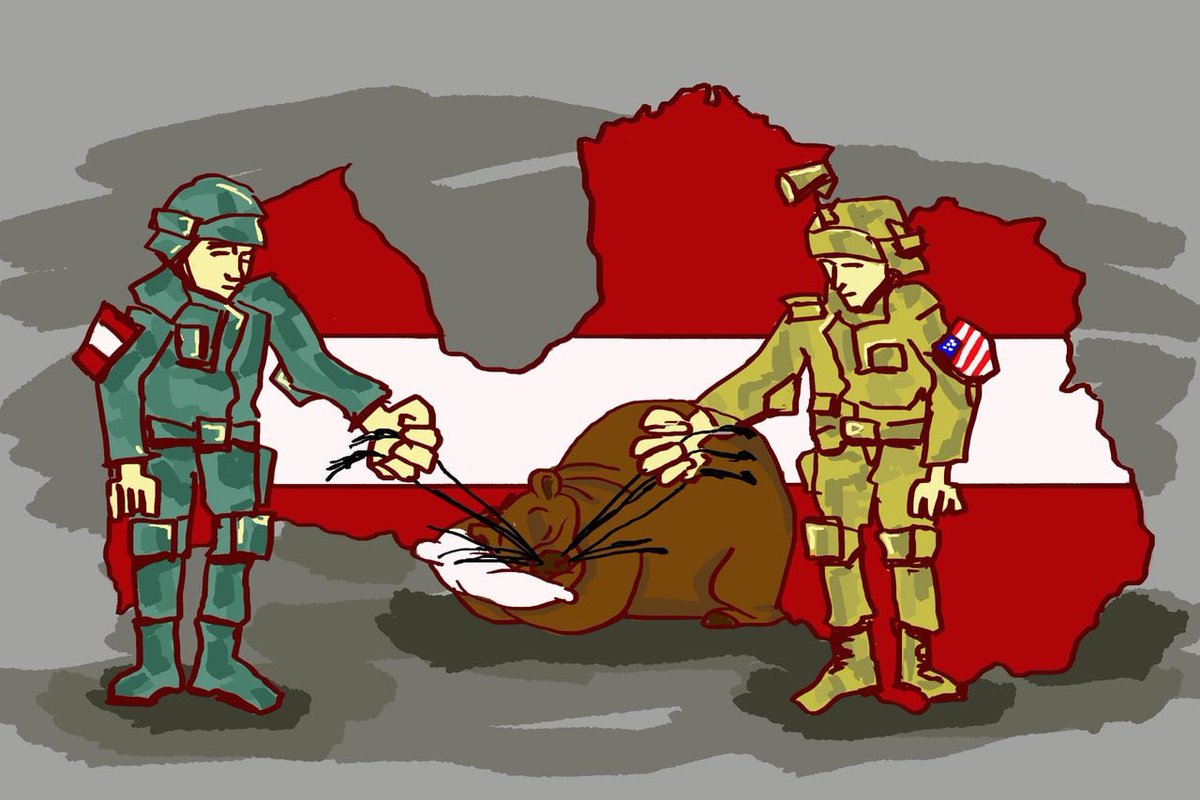 WayBaltic's tweet image. Priekš kam kaitināt krievu lāci❓

Protams, Latvijas🇱🇻 un pārējo Baltijas valstu dalība NATO 🇺🇸garantē neatkarību un drošību. Vismaz tā apgalvo oficiālie mediji un valdošo partiju deputāti....

facebook.com/10671115475656…