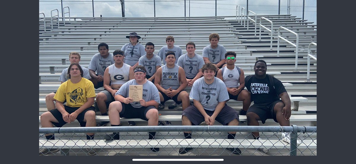 Gatesville Football on Twitter "Great job competing today at
