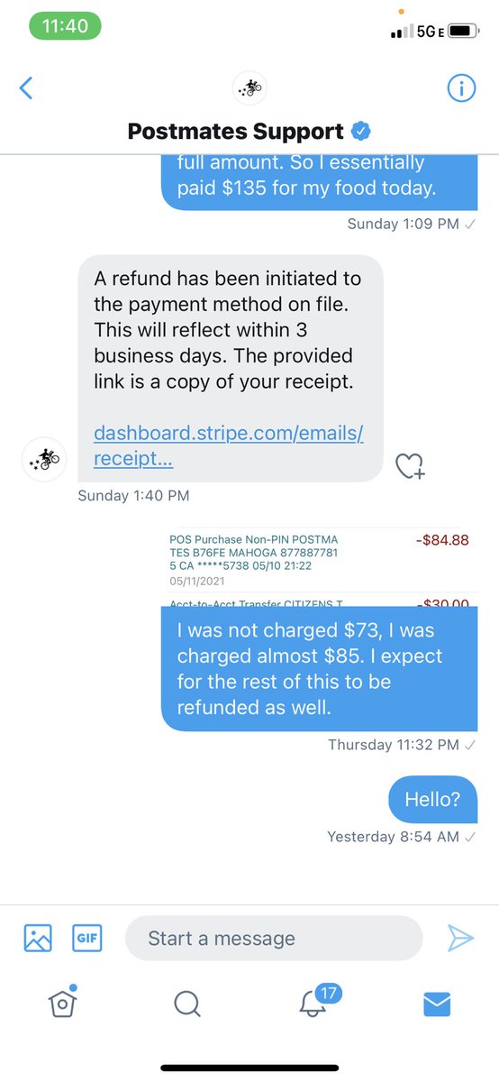 graffitinailbar's tweet photo. @postmates apparently does not do what they say they’re going to do. I have yet to get my money or a response about the difference in price. https://t.co/TvkMut2wWQ