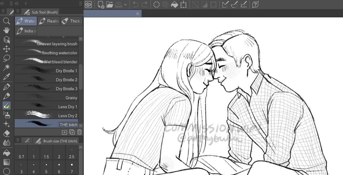 [ commission wip ]
aahhh cute couple comm!! <3 