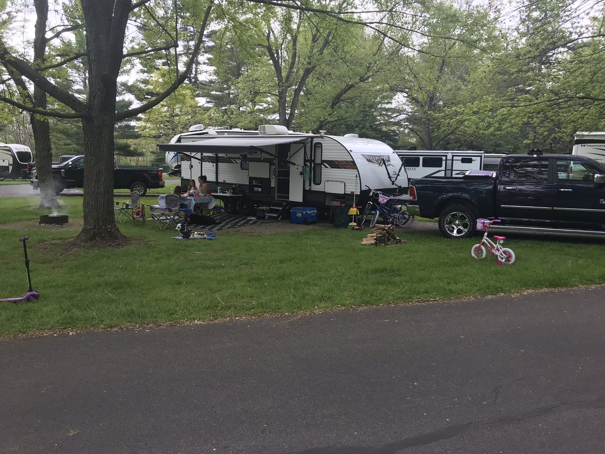 Beautiful weekend of camping.  Harrison Lake State Park is wonderful!  <a href="/OhioStateParks_/">ohiostateparks</a> @RNrideordie #herringcamping2021