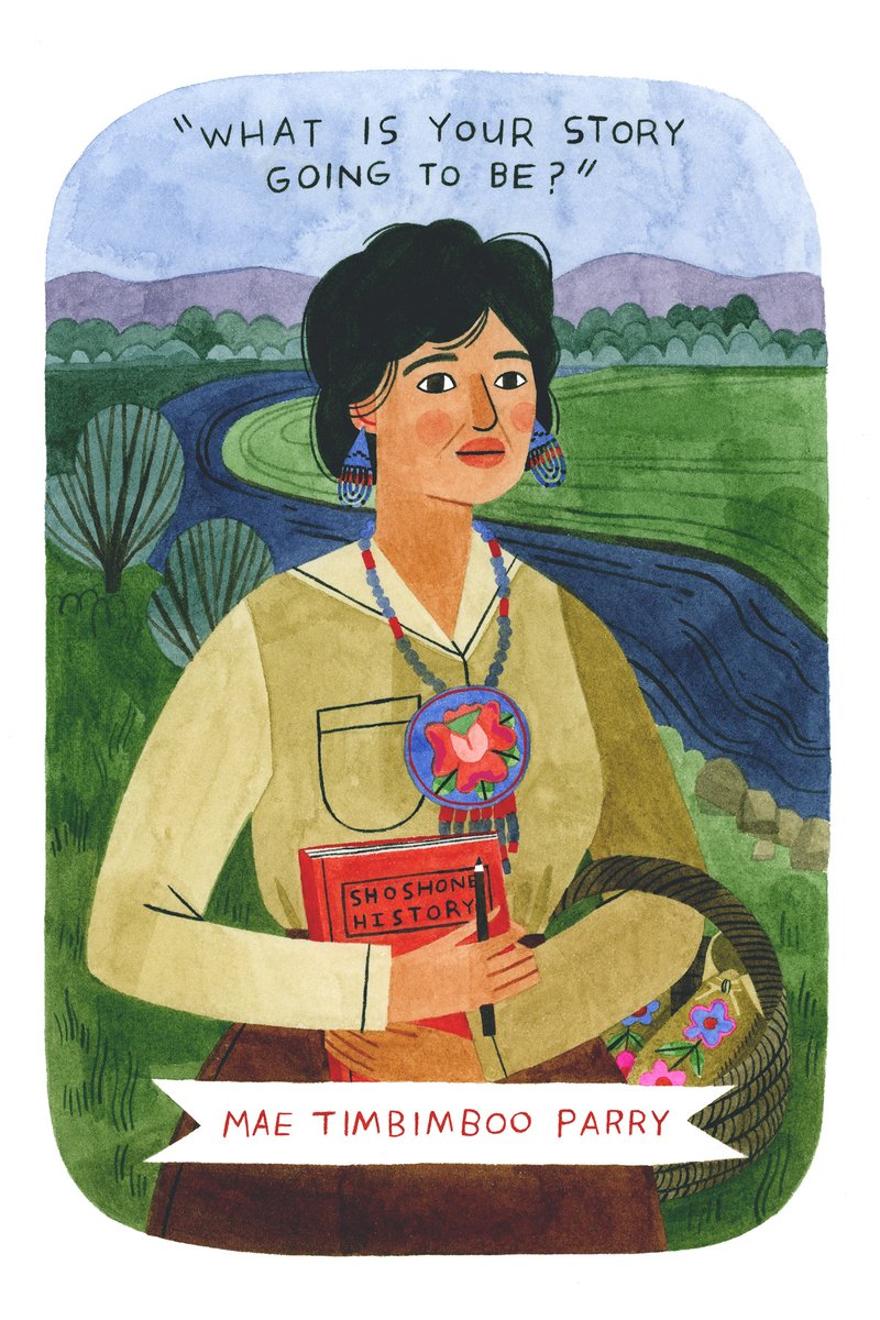 BetterDays2020's tweet photo. Today is Mae Timbimboo Parry's birthday! 🎉  Mae spent her life sharing Shoshone history both locally and nationally. Her legacy continues in a new interpretive center being built at the Bear River Massacre Site. Check it out: https://t.co/JBlUlW4O0o https://t.co/INY2KxNIu0
