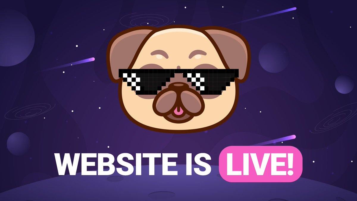 pugtokenbiz's tweet photo. 📣  Our $PUG Website is LIVE! (V1.0) 

- On the website you will find the most important information and plans for the next activities!

- MemFi platfrom release coming soon! Stay tuned. https://t.co/yISbaw6vz0