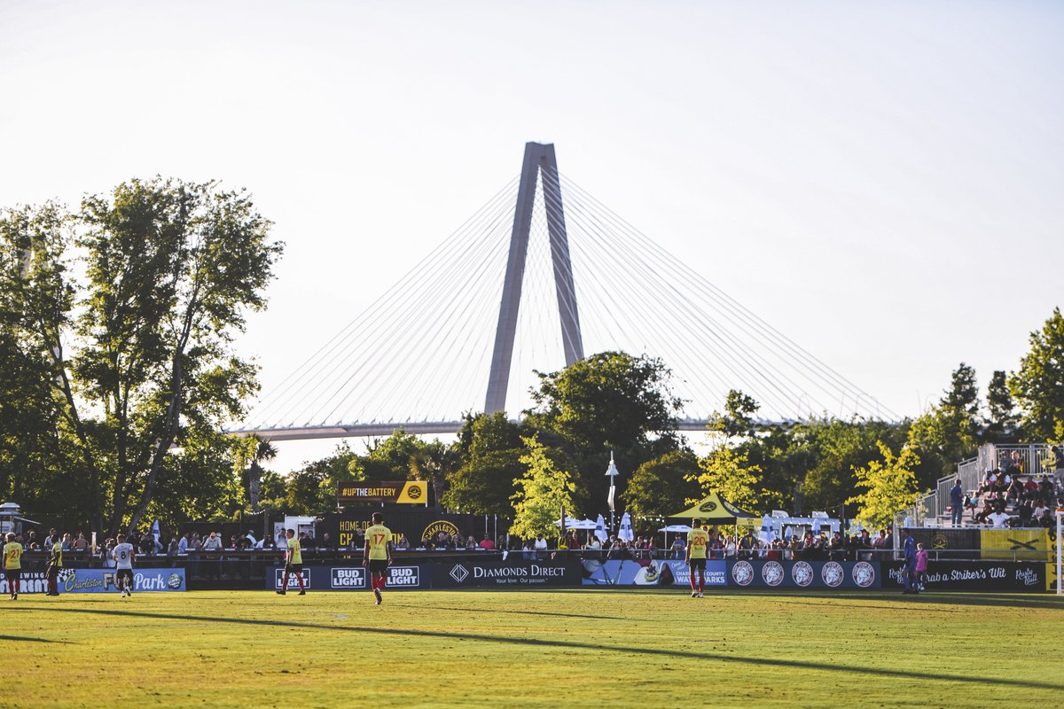 Chas_Battery's tweet photo. Awesome to see a crowd back at Patriots Point yesterday, fans make the game and we're grateful for all of your support! 👊🙌

#CB93 | #UpTheBattery https://t.co/XgodRz5bIu