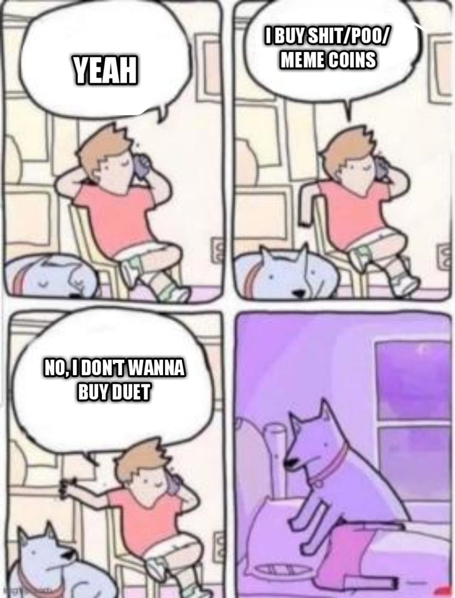 dkarthik952's tweet photo. @dci_crypto @duetprotocol Finally a worthy coin to buy. 
@Duetprotocol #meme 

Check this out: #DCI &amp; #DuetChallenge https://t.co/Lkp1OU9Bmb