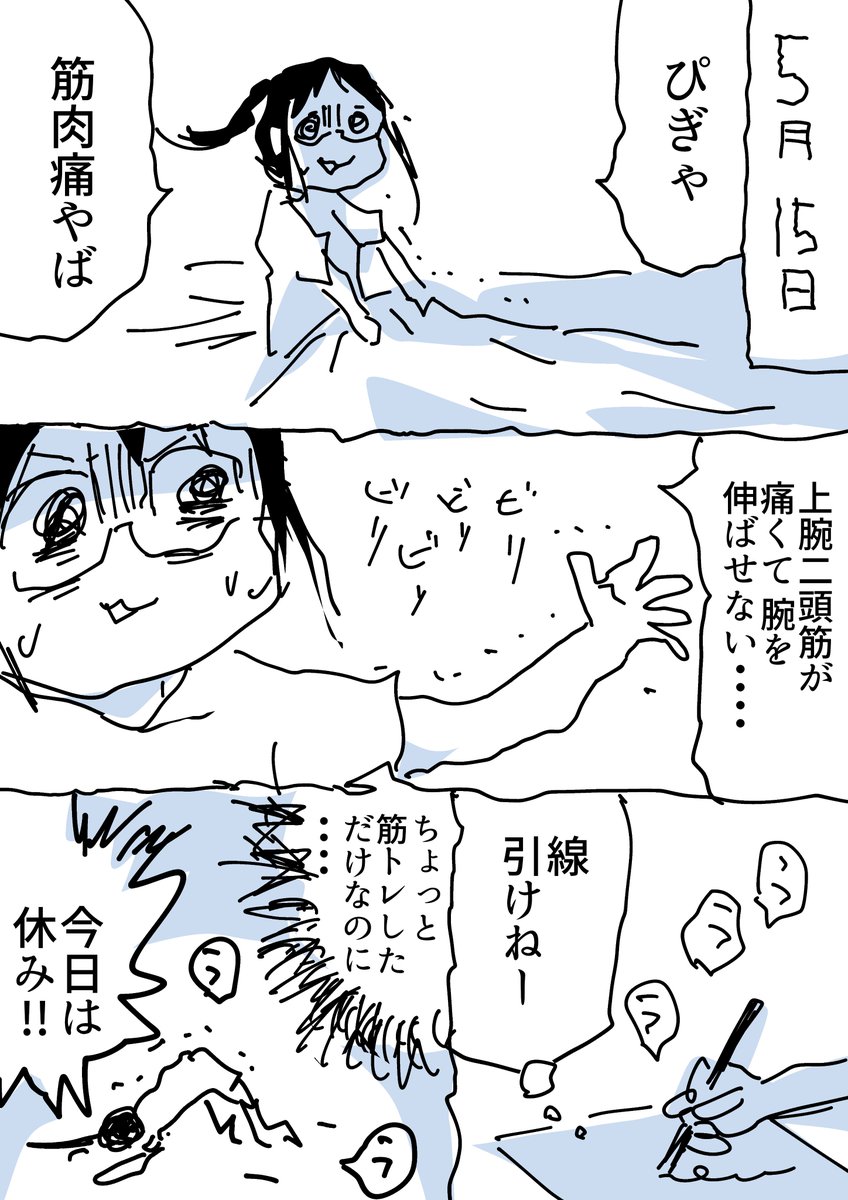 やっぱり筋肉痛になる 2021-05-15 