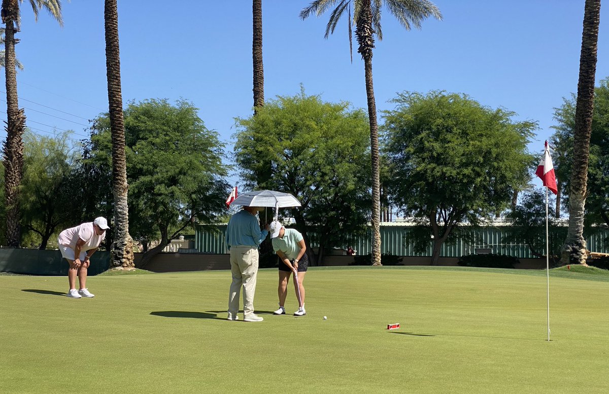 malpalgolf's tweet photo. Business trip to California to work with my putting coach Dr. Craig Farnsworth. Making putts under the watchful eye of my coach Lauren Howe. Team MalPalGolf. One team one mission. #malpalgolf ⛳️🏌🏼‍♀️ https://t.co/nISWRaOyo7